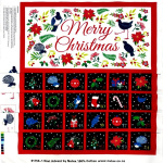Fold-Up Advent Calendar Panels