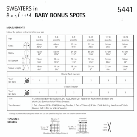 Hayfield Baby Bonus Spots DK 100g - Image 11