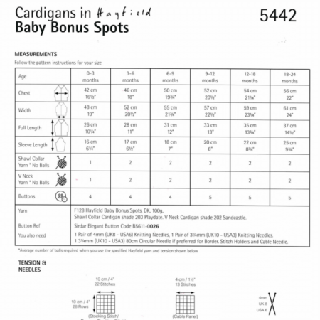 Hayfield Baby Bonus Spots DK 100g - Image 13