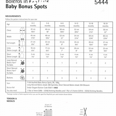Hayfield Baby Bonus Spots DK 100g - Image 17