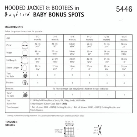 Hayfield Baby Bonus Spots DK 100g - Image 21