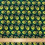Zombie Skulls Halloween Polycotton