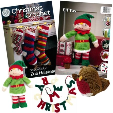 King Cole Christmas Crochet Books - Image 2