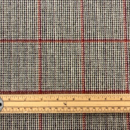 Windowpane Cross Weave Wool - Image 4