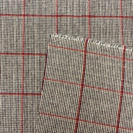 Windowpane Cross Weave Wool - Image 3