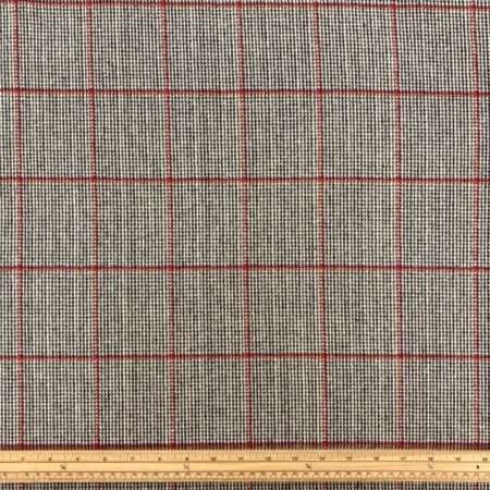 Windowpane Cross Weave Wool - Image 5