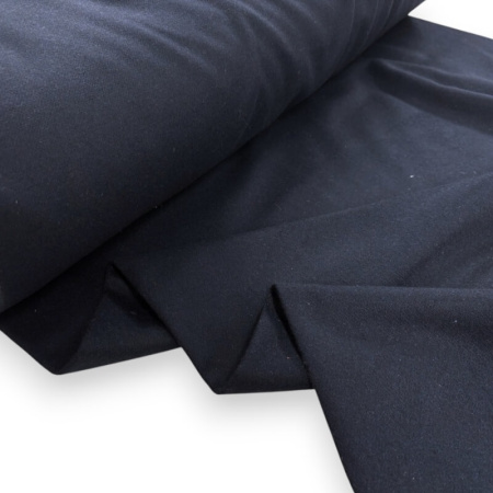 Midnight Wool Mix Melton