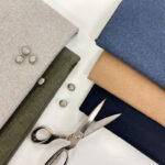 Black Wool Mix Melton