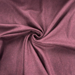 Burgundy Wool Mix Melton