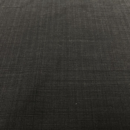 Charcoal Black Dot Weave Pure Wool Suiting - Image 2