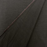 Charcoal Black Dot Weave Pure Wool Suiting