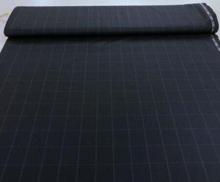 Guabello Windowpane Super 130 Check Suiting - Image 7