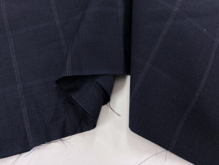 Guabello Windowpane Super 130 Check Suiting - Image 3