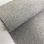 Grey Wool Mix Melton