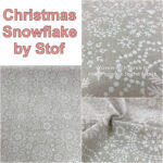 Stof Christmas Snowflake