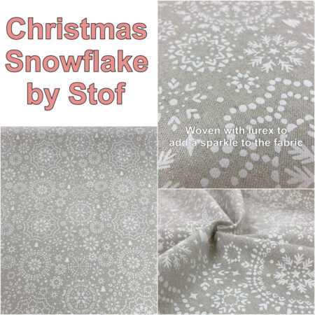 Stof Christmas Snowflake