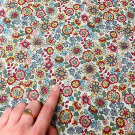 Floral Linen-Look - Image 9