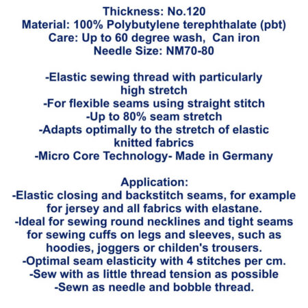 Stretch Maraflex Thread Gütermann 150m Reel Machine Sewing for Jersey Fabrics - Image 2