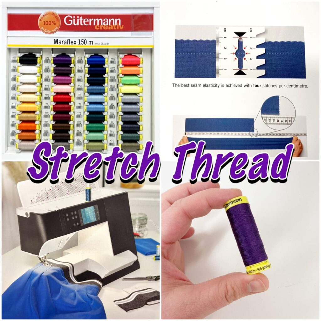 Image of Stretch Maraflex Thread Gütermann 150m Reel Machine Sewing for Jersey Fabrics