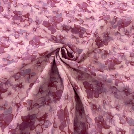 Pink Petals Cotton Double Gauze - Image 3