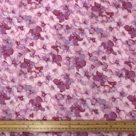 Pink Petals Cotton Double Gauze - Image 2