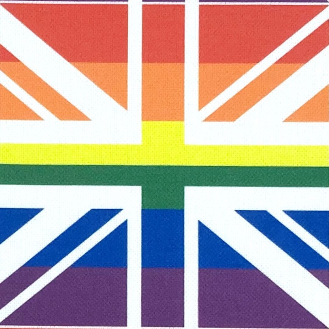 Union Jack Rainbow flag, Gay Union Jack flags