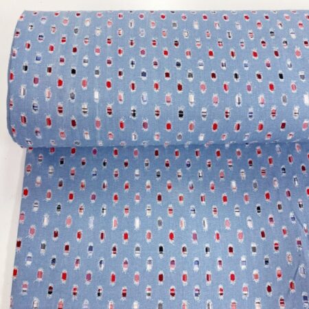Peep Hole Plaid Denim - Image 6