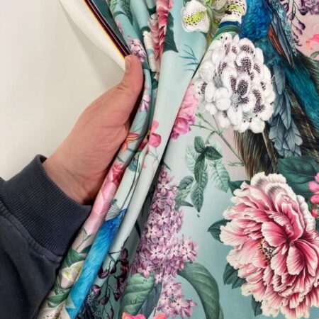 Peacock Blossom Upholstery Velvet - Image 7