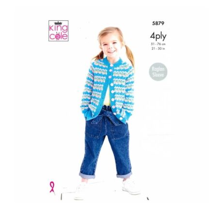 King Cole DK Sweater & Cardigan Pattern 5879