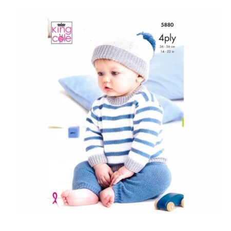 King Cole DK Baby Set Pattern 5880