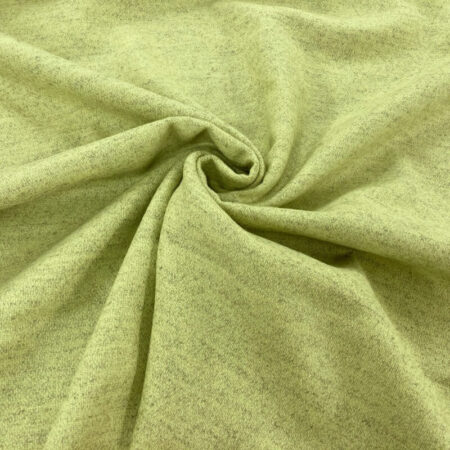 Lime Plain Weave Shetland Wool