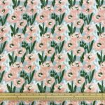 Pastel Poppies Cotton Lawn