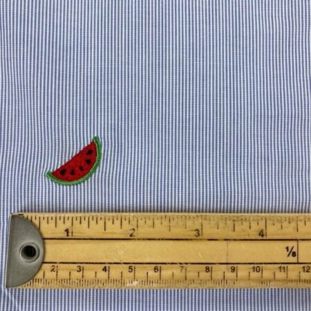 Embroidered Fruit Stripe Cotton - Image 4