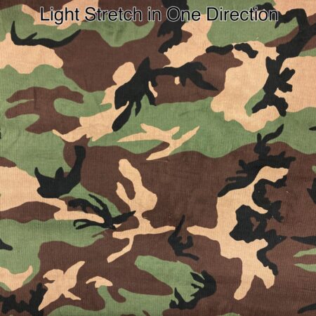 Camouflage Stretch Corduroy - Image 4