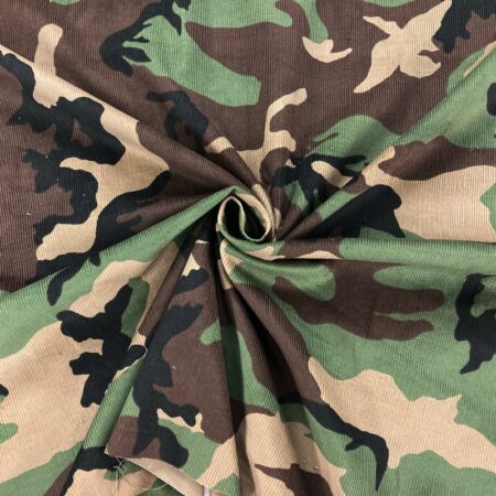 Camouflage Stretch Corduroy - Image 5