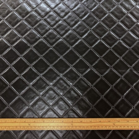 Black Trellis PVC Vinyl - Image 4