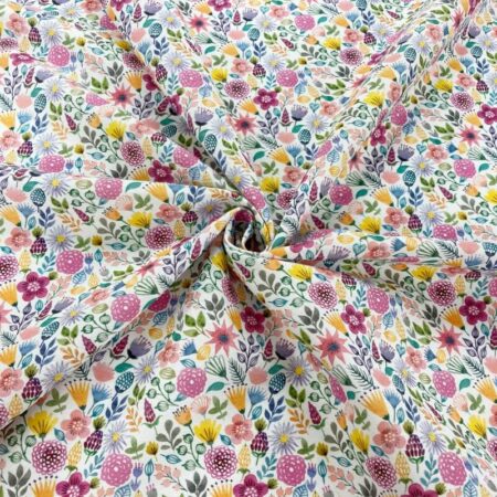 Floral Butterfly Panama PolyCotton - Image 3