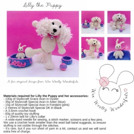 Wee Woolly Wonderful Lilly the Puppy Patterns