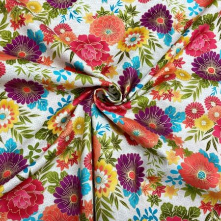 Oriental patchwork Cotton - Image 4