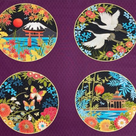 Oriental patchwork Cotton - Image 2