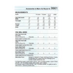 Stylecraft Accessories Pattern 9961