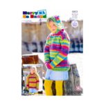 Stylecraft Sweater and Hoodie Pattern 9963