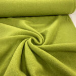 Meadow Green Boiled Wool Fabric