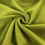 Meadow Green Boiled Wool Fabric