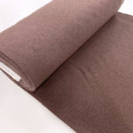 Brown Boiled Wool Fabric
