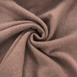 Brown Boiled Wool Fabric