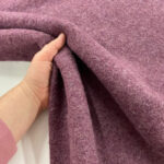 Heather Boiled Wool Fabric