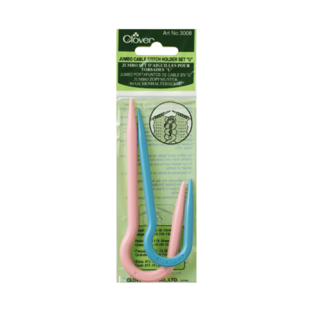 Jumbo Cable Stitch Holders Set of 2 U-shaped