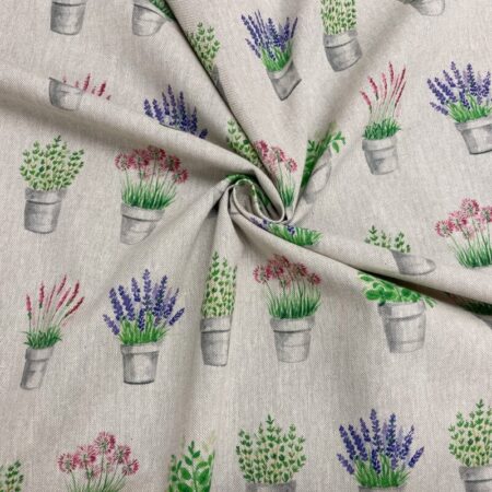 Flower Pot Linen Look - Image 2