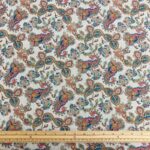 Jacobean Paisley Linen Look